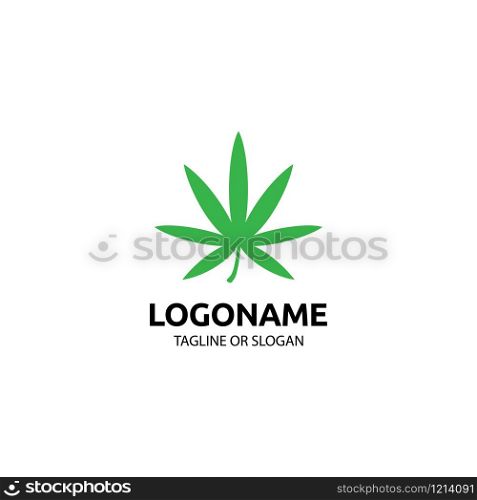 Hemp leaf logo design for Medical Cannabis clinic