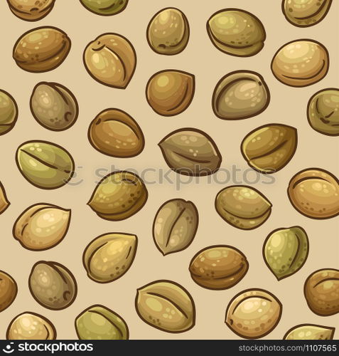 hemp vector pattern on color background. hemp vector pattern
