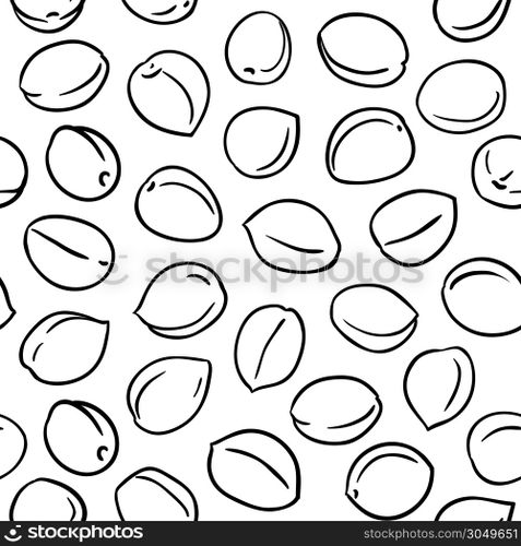 hemp vector pattern on white background. hemp vector pattern