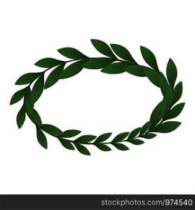 Heraldic wreath icon. Isometric illustration of heraldic wreath vector icon for web. Heraldic wreath icon, isometric style