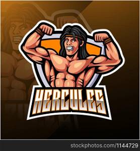 Hercules esport mascot logo design