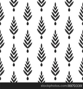 Herringbone tribal pattern vector image