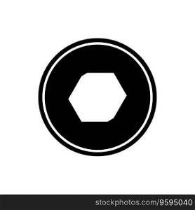 hexagon 3d icon vector template illustration logo design
