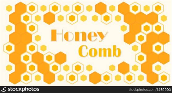 hexagon bee hive design background