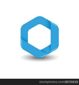 Hexagon - Branding hexagon vector logo concept illustration.