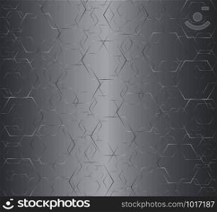 Hexagon line abstract and space art background