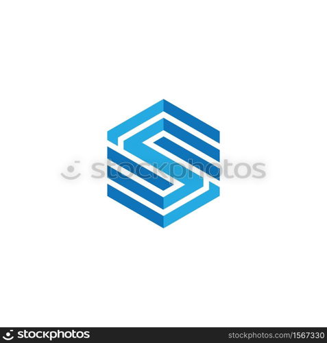 Hexagon logo business vector icon design