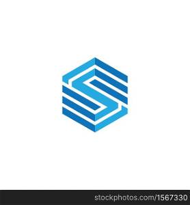 Hexagon logo business vector icon design