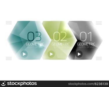 Hexagon option infographics. Hexagon option infographics. Vector universal design template