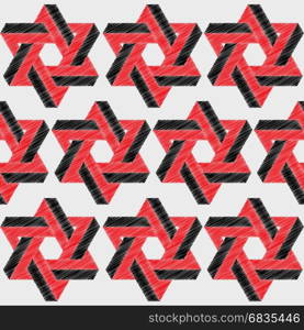 Hexagon patterned background design that seamless pattern