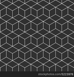 Hexagon seamless geometric pattern