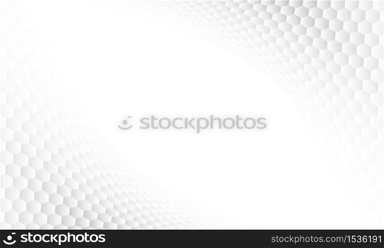 Hexagonal abstract backround with copyspace. Vector illustration. Hexagonal abstract backround