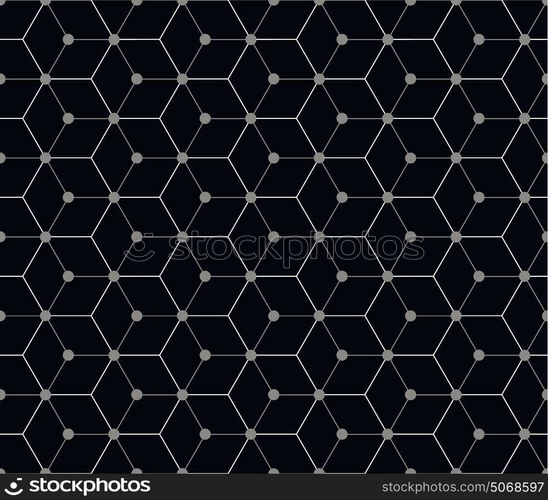 Hexagonal seamless vector pattern