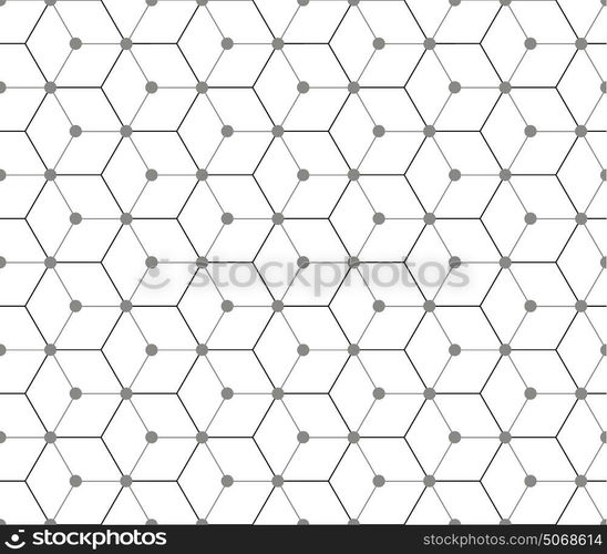 Hexagonal seamless vector pattern