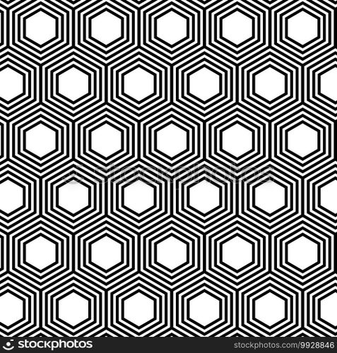 Hexagonal vector pattern background illustration design