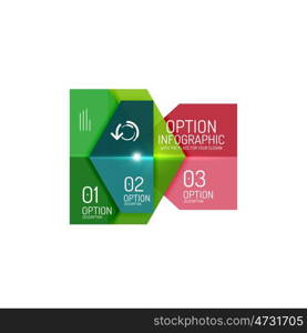 Hexagone infographic diagram templates. Vector hexagone infographic diagram templates