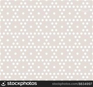Hexagons geometric subtle beige seamless pattern vector image