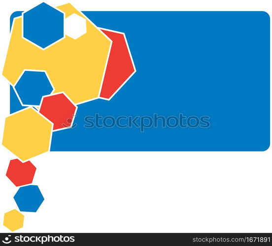 Hexs Rectangles Vector Background