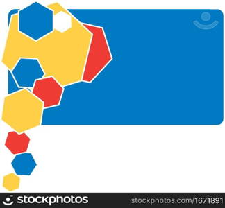 Hexs Rectangles Vector Background