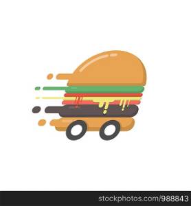 Hi speed hamburger, fast delivery