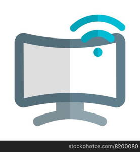 High definition screen with wireless connection.. High definition screen with wireless connection