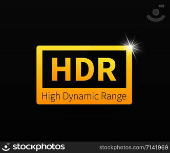 High Dynamic Range Imaging, High definition. HDR. Vector stock illustration. High Dynamic Range Imaging, High definition. HDR. Vector stock illustration.