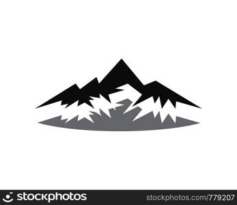 High Mountain icon Logo Business Template Vector