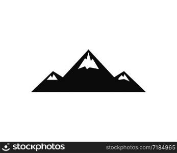 High Mountain icon Logo vector illustration design Template