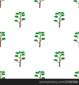 High pine tree pattern seamless background texture repeat wallpaper geometric vector. High pine tree pattern seamless vector