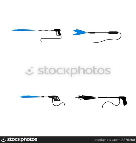High pressure water gun icon vector illustration design