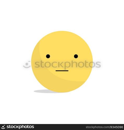 High quality emoticon. Trending emoticon. Straight face emoji with eyes and mouth. Popular chat elements. Yellow face emoji. Vector illustration. Stock image. EPS 10.. High quality emoticon. Trending emoticon. Straight face emoji with eyes and mouth. Popular chat elements. Yellow face emoji. Vector illustration. Stock image.