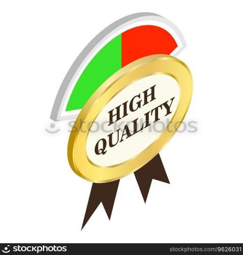 High quality icon isometric vector. High quality sign and measurement equipment. Measurement concept. High quality icon isometric vector. High quality sign and measurement equipment