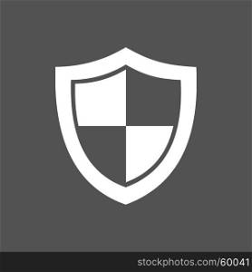 High security shield icon on a dark background