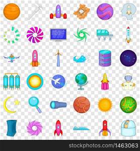 High tech icons set. Cartoon style of 36 high tech vector icons for web for any design. High tech icons set, cartoon style