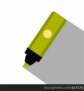 Highlighter icon. Flat illustration of highlighter vector icon for web isolated on white background. Highlighter icon, flat style