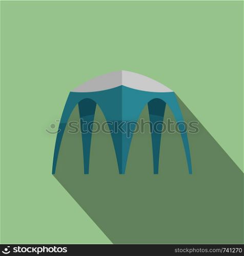 Hight tent icon. Flat illustration of hight tent vector icon for web design. Hight tent icon, flat style