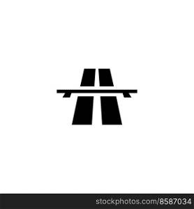 highway icon vector design templates white on background