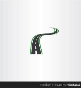 highway logo vector icon autoroad symbol element sign
