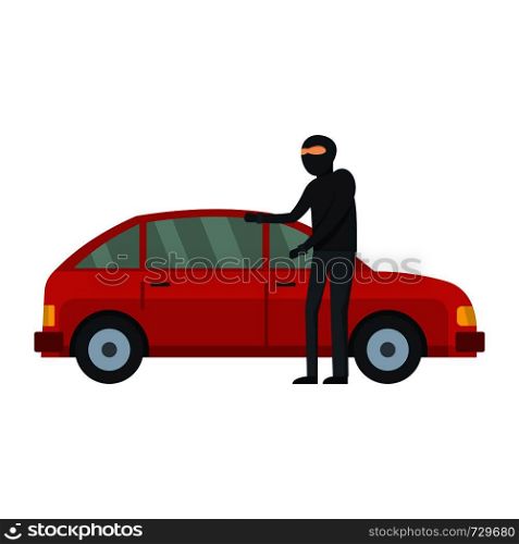 Hijacker icon. Flat illustration of hijacker vector icon for web. Hijacker icon, flat style