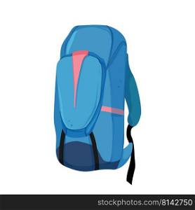 hiking backpack c&cartoon. hiking backpack c&sign. isolated symbol vector illustration. hiking backpack c&cartoon vector illustration