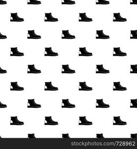 Hiking boots pattern vector seamless repeating for any web design. Hiking boots pattern vector seamless