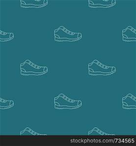 Hiking boots pattern vector seamless repeating for any web design. Hiking boots pattern vector seamless