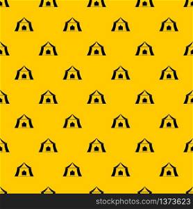 Hiking pavilion pattern seamless vector repeat geometric yellow for any design. Hiking pavilion pattern vector