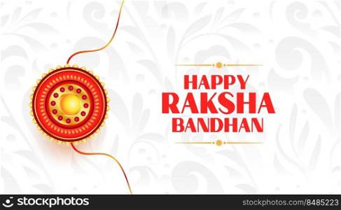 hindu culture raksha bandhan occasion banner in ethnic style 