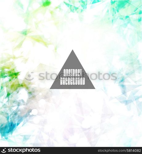 Hipster cosmic background, polygonal triangles and space background