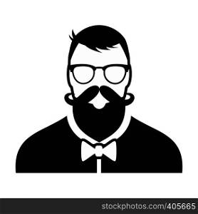 Hipster simple character for web and mobile devices. Hipster simple character