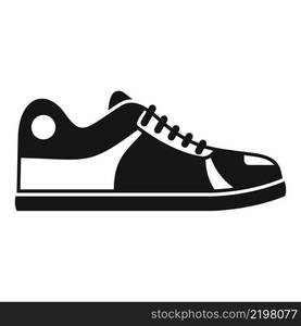 Hipster sneaker icon simple vector. Sport shoe. Run fashion. Hipster sneaker icon simple vector. Sport shoe