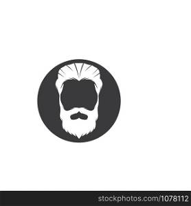 Hipster symbol logo design vector image