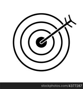 Hitting the target icon. Dart arrow. Winner concept. Business success. Flat sign. Vector illustration. Stock image. EPS 10.. Hitting the target icon. Dart arrow. Winner concept. Business success. Flat sign. Vector illustration. Stock image.