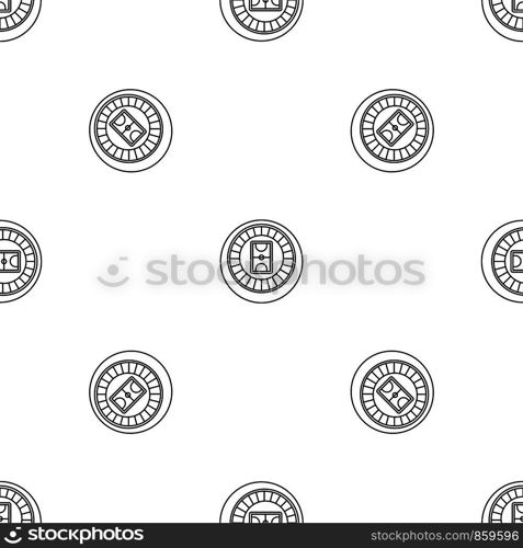 Hockey arena pattern seamless vector repeat geometric for any web design. Hockey arena pattern seamless vector